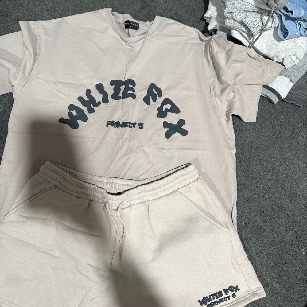 Beige Short Sleeve Tee